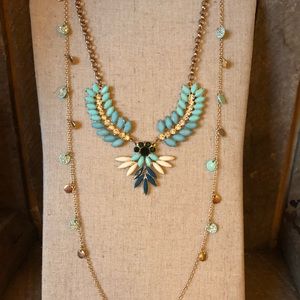 ✨Statement necklaces. Festival style! One or both!